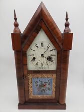 Vintage Antique Ansonia Brass Co. Gothic Mantel Clock 8 day 30 hours picture