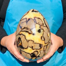 10.2LB Top Natural Dragon Septarian Crystal Geode Quartz Egg Mineral Specimen picture