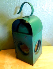 VNTG KEROSENE CHALWYN RR SAFETY LANTERN 3 ROUND GLASS WINDOWS MADE IN ENGLAND picture