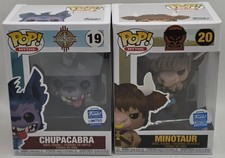 Chupacabra & Minotaur Funko Pop Myths Pair #19 #20 Shop Exclusives 2019 Mint 🔥 picture