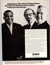 Vintage Gingiss Formalwear Tuxedo Print Ad Wedding Fashion Wall Art Decor 1970s picture