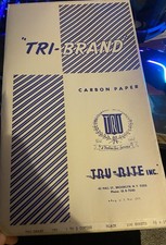 Vintage Tri-Brand Carbon Paper 100 Count 8.5 x 11.5 picture