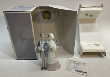Lladro Figurine 04808 Wedding Couple Bride Groom Original Box Great Condition picture
