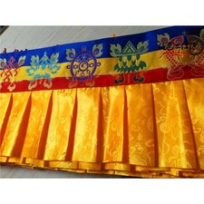 Tibetan Fabric Cushion Wall Skirt Table Skirt 1m x 38cm Eight Auspicious picture
