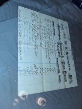 1874 Antique Billhead W R Brimingham Carriages Buggies Wagons Brownsville TN... picture