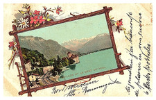 Switzerland  Chillon et la Dent du Midi. picture