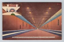 PA-Pennsylvania, One of tunnels on PA turnpike, Vintage Postcard picture
