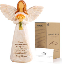 Retirement Gift for Woman, 5.5” Resin Angel Figurine - Retirement Gifts picture