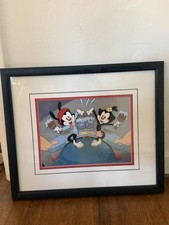 Animaniacs OG Production Cel – Yakko, Wakko & Dot – 90s COA Signed Steve Felton  picture