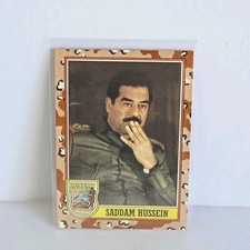 Topps 1991 Desert Storm 3rd Series #189 Saddam Hussein Non-Sport Card picture