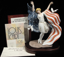 Louis Icart 1927 Miss America Porcelain Figurine Sculpture DACS/SPADEM~COA #745 picture
