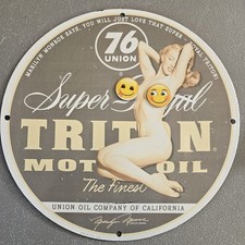 VINTAGE UNION 76 SUPER ROYAL TRITON MOTOR OIL 12