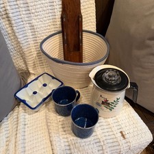 Vintage Cottage Core kitchen/camp coffee décor lot/bundle picture