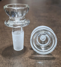 14mm Glass Round Slide BOWL Male for Glass Water Pipe Bong (1 - ONE) picture