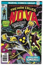 Nova 1 1976 Richard Rider Origin & 1st app Marvel Combined Shipping picture