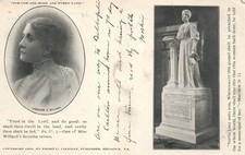WOMEN'S SUFFRAGIST FRANCES WILLARD ANTIQUE POSTCARD  picture