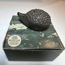 Vintage Hedgehog Porcelain Figurine Lochgilphead Scotland Highbank With Box NOS picture