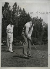1935 Press Photo Golfer Alvin Krueger during the National Open Championship picture