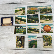 Vtg Souvenir Views of Skyline Drive Virginia 12 Photo Cards Travel Memento Used picture