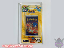 Acrylic Display Case with Magnetic Lid - Pokemon Vintage WOTC Blister Pack picture