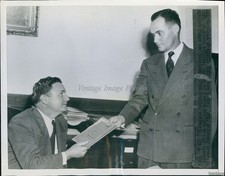 1952 Price Daniel Postmaster Noe Government'S Lawsuit Texas Austin Wirephoto 7x9 picture