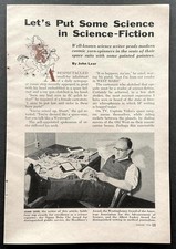“Let’s Put Some Science in Science-Fiction” 1954 Exposé John Lear Sci Fi Critic picture