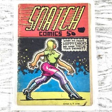 Snatch Comics #1 (Apex Novelties 1968) early Print, R. Crumb adult underground picture