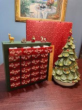 VILLEROY & BOCH, CHRISTMAS TOYS MEMORY ADVENT CALENDAR TREE NEW IN BOX NIB picture