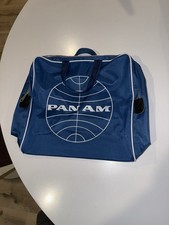 VINTAGE 1960s PAN AM Airline Attendant Carry On Travel Bag Tote picture