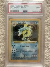 1999 Pokemon Base Set, Gyarados PSA 9 Mint, 6/102. picture