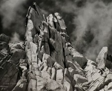 1927/72 ANSEL ADAMS Vintage Rock Peak Sierra Nevada Landscape Photo Art 11X14 picture