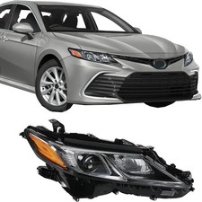 Headlights Fit 2018-2022 Toyota Camry L LE SE Projector Headlamp Replacements W/ picture