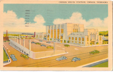 Union Station-Omaha, Nebraska NE-1944 posted WWII soldier letter postcard picture