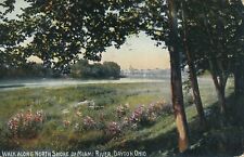 DAYTON OH - Miami River North Shore Walk - 1914 picture