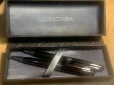 Vintage Reflections Premier Gunmetal Pen and Pencil Set Boxed picture
