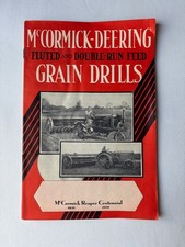 Antique McCormick-Deering Grain Drills Catalog Circa 1931 Great Illustrations picture