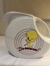Tweety Bird Looney Tunes Fiesta Ware 60th Anniversary Pitcher picture