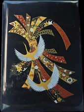 Vintage 2000 Kyushu Okinawa G8 Summit Japanese Lacquer Plaque & 5x7 Folder Set picture