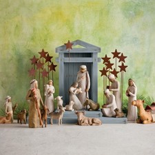 Christmas Nativity Scene Figurine Set, Holy Family Religious Holiday Decor picture