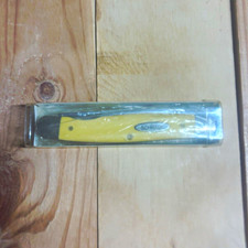 Schrade Walden SWA797Y 1977 Smoky Mountain Yellow Slipjoint Pocketknife picture