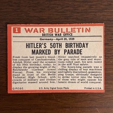 1965 Philadelphia War Bulletin #1 Europe Beware NICE picture