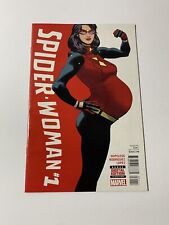 Spider-Woman #1 Pregnant Jessica Drew Marvel Comics 2016 First Print picture