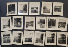 WWII German Wehrmacht Training Photo Lot x17 Young Soldiers Camp Field Scenes picture