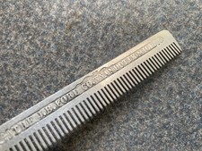 Vtg J. B. Ford Co. Wyandotte Michigan Advertising Beard Mustache Metal Comb picture