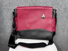 Vintage Star Trek The Next Generation Laptop Messenger Bag Red Science Medical picture