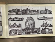 Vtg 1893 Chicago Worlds Fair Booklet Columbia Expo Pictures & Descriptions picture
