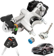 Ignition Switch Lock Cylinder with Key (With Unprogrammed Chip) Compatible with picture