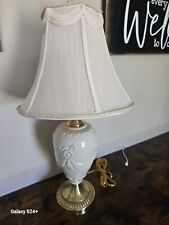 Lenox Masterpiece Collection  Ivory Porcelain Brass Table Lamp picture