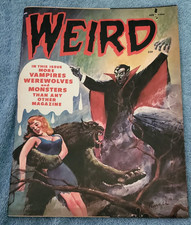 Weird Horror Magazine Vol. 1 #11 Eerie Publications 1966 Monsters VG+/Fine picture
