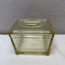Rare: Antique Glasbake (Glassbake) Art Deco Refridgerator Food Storage Container picture